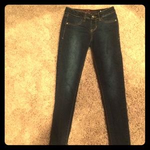 Kids’ dark blue skinny jeans size 10